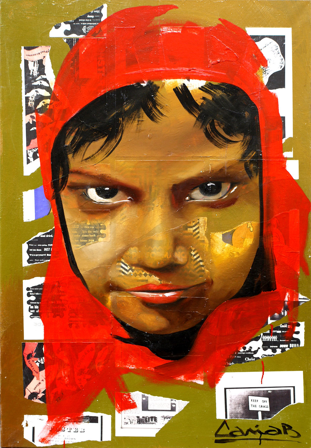 Fixation 120 x 80 cm - Peinture