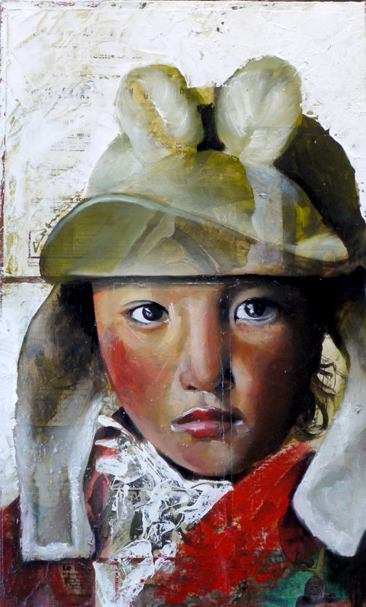 Lapin de la toundra- Impression sur aluminium