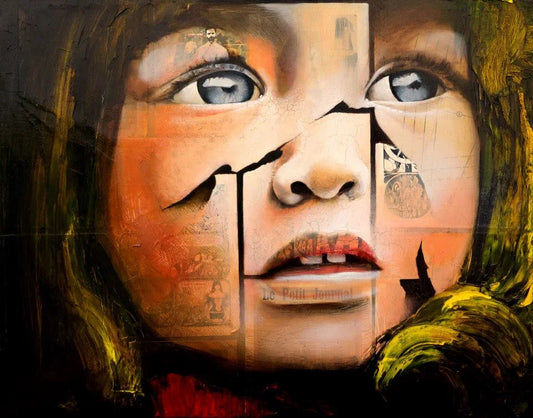 La petite fille aux allumettes - Impression sur aluminium